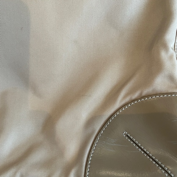 PRADA Tessuto Easy Cammello Nylon and Leather Tote Y2K Vintage - Picture 10 of 12